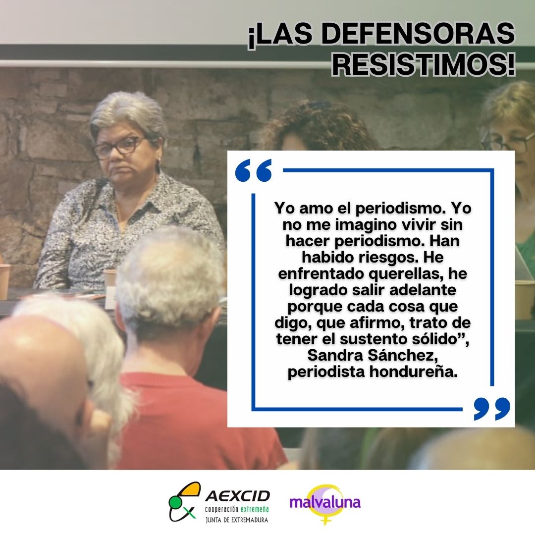 “Siempre he sido una periodista crítica, independiente del partido de gobierno”, Sandra Sánchez, periodista hondureña.