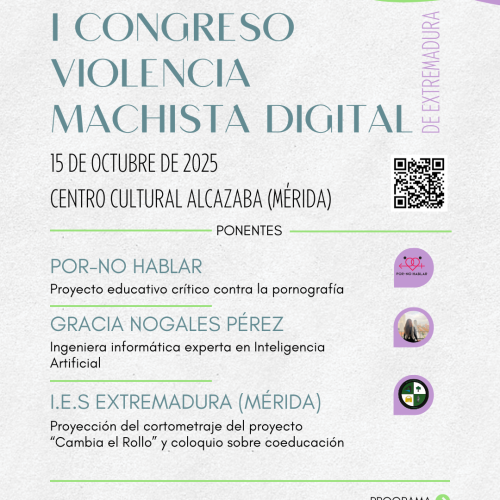 📢I CONGRESO DE VIOLENCIA MACHISTA DIGITAL DE EXTREMADURA📢
