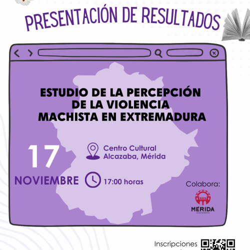 Presentación de resultados del estudio de investigación sobre la percepción de la violencia machista en Extremadura